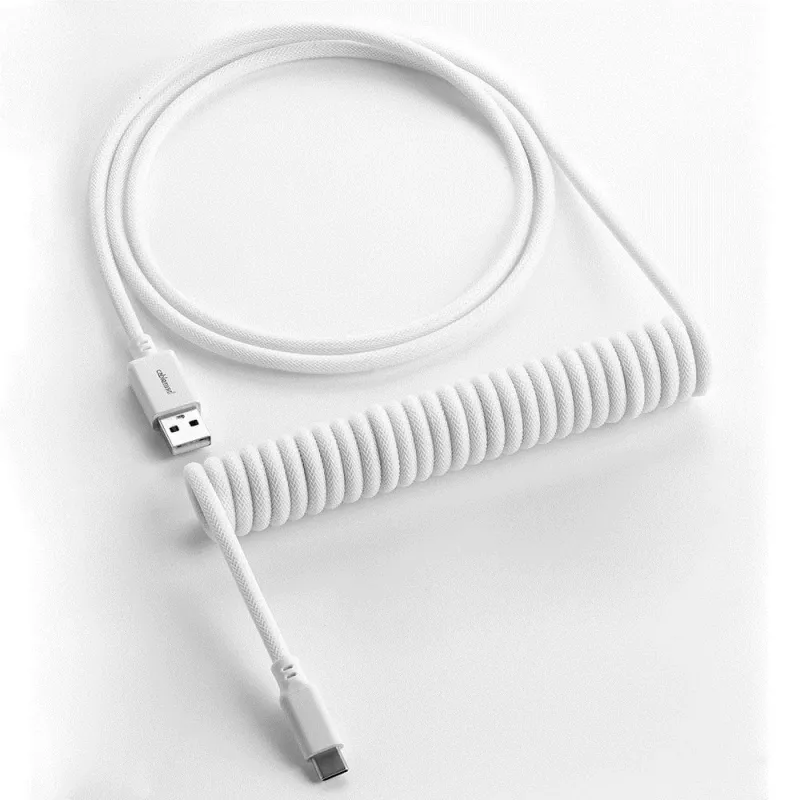 USB kabelis Cablemod CM-CKCA-CW-WW150WW-R 1.5 m USB A uz USB C balts