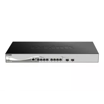 D-Link DXS-1210-10TS Pārvaldāms L2/L3 10G Ethernet (100/1000/10000) 1U Melns, Sudrabs