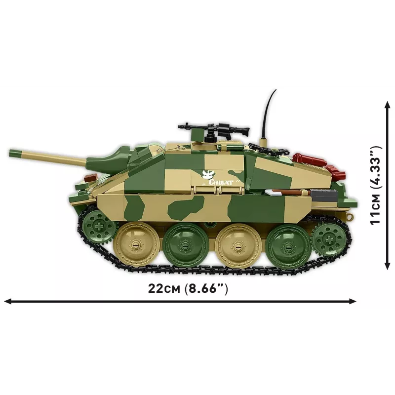 Cobi Blocks Jagdpanzer 38t Brave konstrukciju komplekts, 731 detaļas