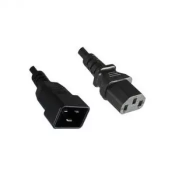 Microconnect PE030620 strāvas kabelis melns 2 m C13 savienotājs C20 savienotājs