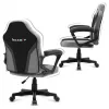 Bērnu spēļu krēsls Huzaro HZ-Ranger 1.0 Gray Mesh, pelēks un melns