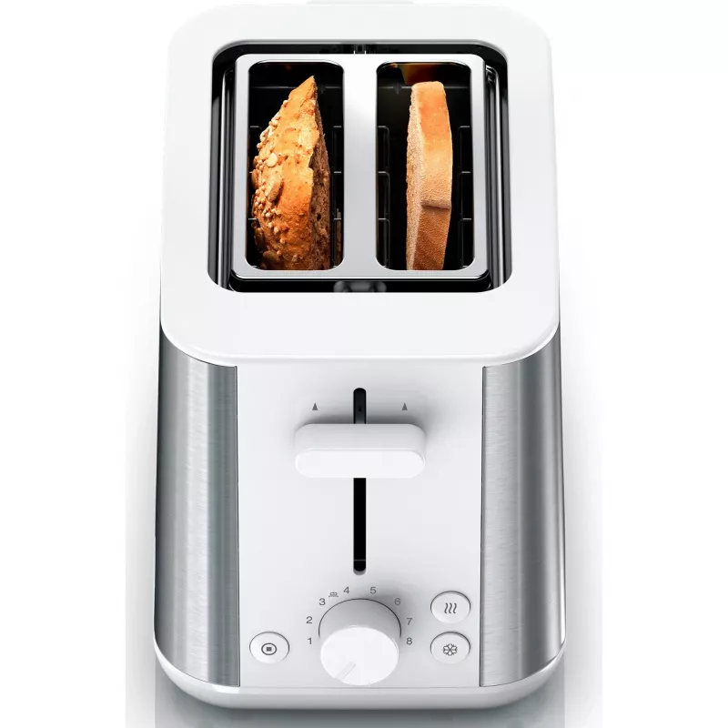 Braun HT 1510 8 2 šķēles 900 W nerūsējošais tērauds, balta