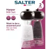 Virtuves svari Salter BW12949GEU7 Clear pelēka — digitālie pārtikas svari, kompakts galda modelis