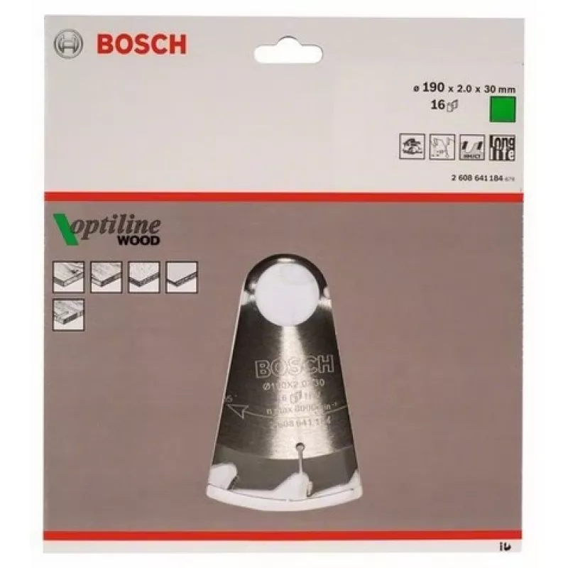 Bosch 2 608 641 184 ripzāģa asmens 19 cm 1 gab.