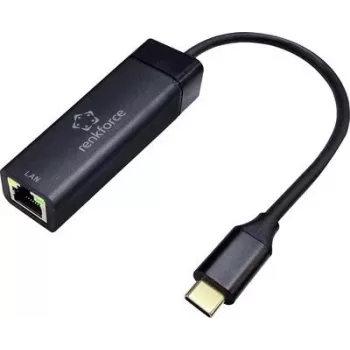Renkforce USB-C RJ45 adapteris [1x USB 3.2 Gen 1 - 1x RJ45 ligzda] RF-USBCA-200 (RF-6771844)