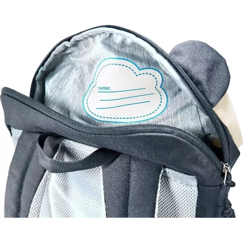 Kompakta dienas mugursoma DEUTER Kikki — Poliesters 8 L, 350×200×170 mm, 310 g, Melna/Balta
