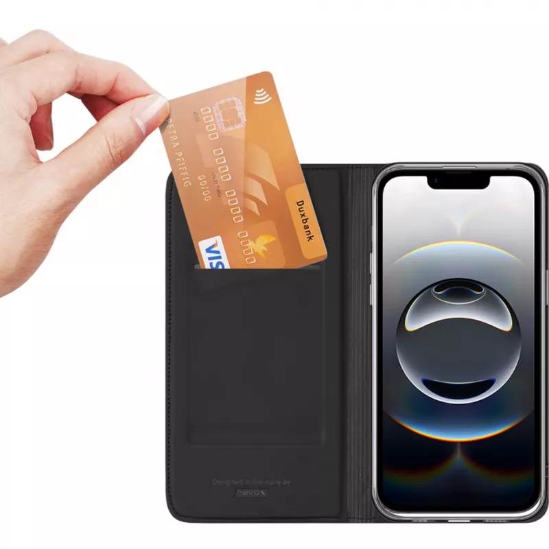 nevox Vario Series Bookcase iPhone SE 2025 melns (2495)