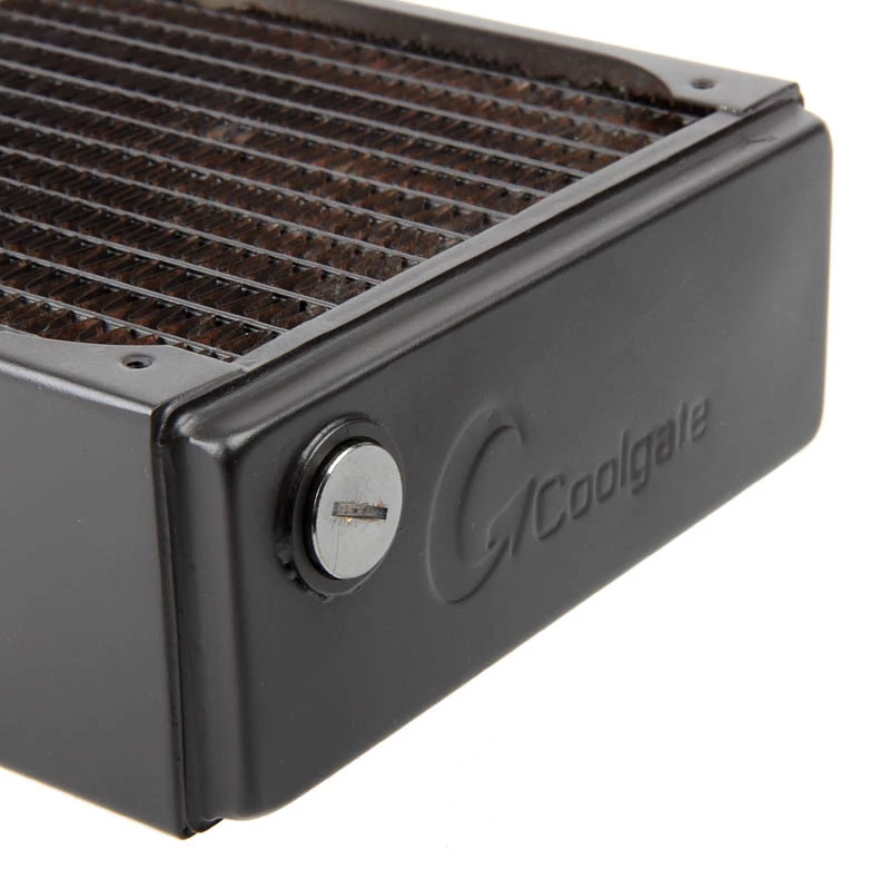 Coolgate CG280 280mm radiators - melns