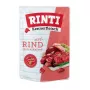 Mitrā suņu barība RINTI Kennerfleisch Liellopu gaļa 400 g — viena proteīna liellopu gaļa, pilnvērtīga barība pieaugušiem suņiem, 400 g