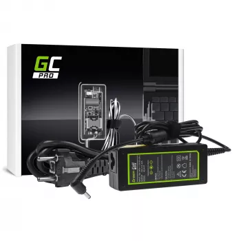 Strāvas adapteris Green Cell AD41P 65W ASUS klēpjdatoriem, 19V 3,42A, iekštelpām, melns