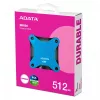 Ārējais SSD ADATA SD620 512 GB, USB 3.2 Gen 2 Micro-USB B, zils, silikona korpuss, triecienizturīgs