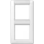 Pārslēgšanas izpildmehānisma pārsega plāksne JUNG AS 582 NA WW Balta, duroplasts, 80,5×151,5 mm