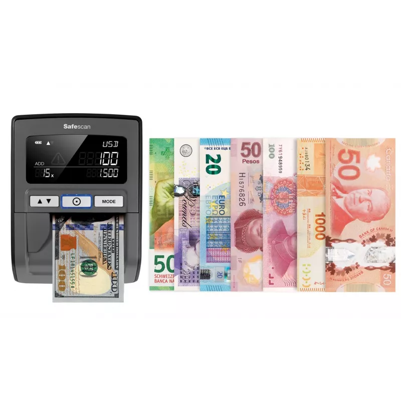 Safescan 185-S viltotu banknošu detektors Melns