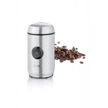 SEVERIN KM 3879 asmeņu kafijas dzirnaviņas, 150 W, 50 g ietilpība, nerūsējošā tērauda asmeņi, melnas