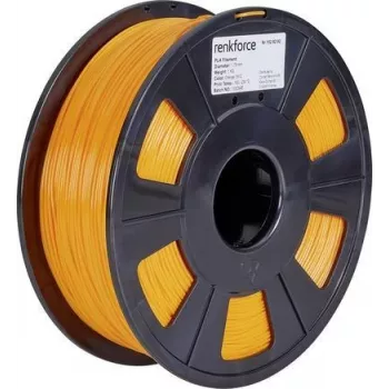 Renkforce RF-4511208 3D drukas materiāls Polipienskābe (PLA) Oranžs 1 kg (RF-4511208)