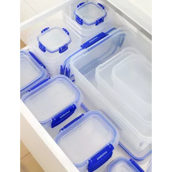 Sistema Plastics Sistema 881650, trauks, kvadrātveida, 1,15 l, caurspīdīgs, plastmasa, Jaunzēlande