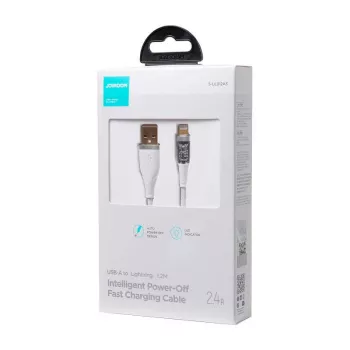 USB-A uz Lightning kabelis Joyroom S-UL012A3 2.4A 1.2 m Balts