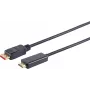 Video kabeļa adapteris S/CONN 10-71025 1m DisplayPort uz HDMI