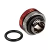 Adaptera savienotājelements BitsPower Multi-Link G1/4 collu vītne uz 12 mm cieto cauruli, taisns, spīdīgi melns