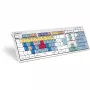 tastatūra Logickeyboard LKB-CBASE-CWMU-DE Office USB QWERTZ German Multicolour