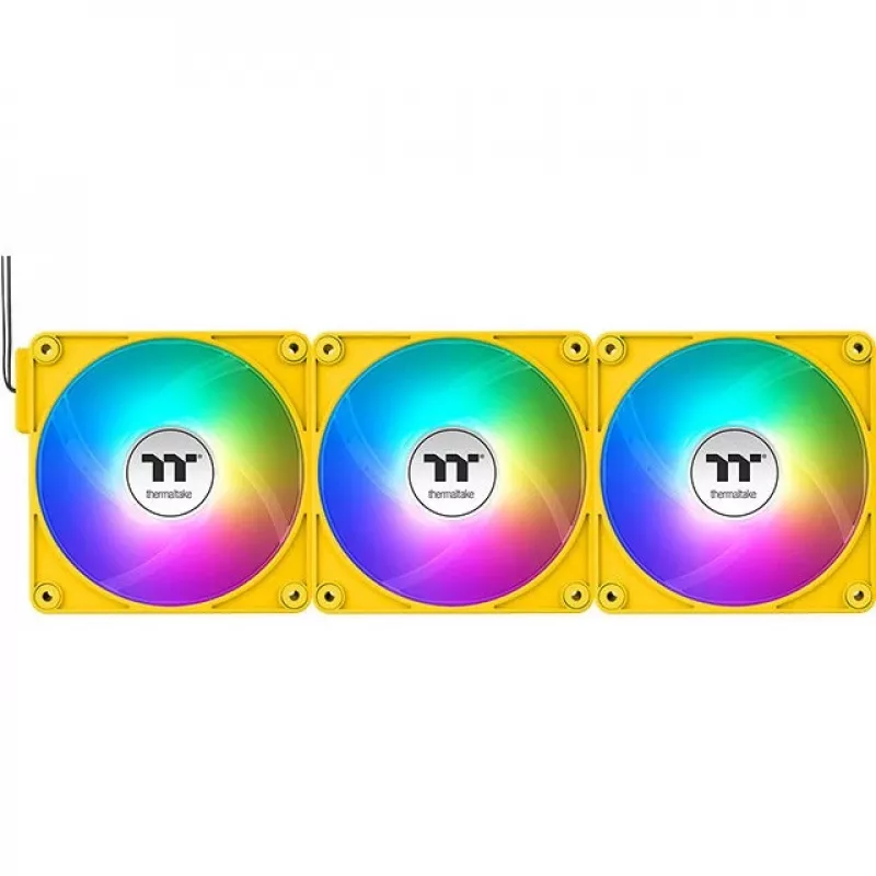 Thermaltake CT140 EX Reverse ARGB 140mm 3-Pack dzeltena