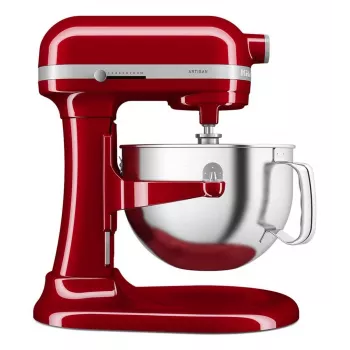 KitchenAid 5KSM60SPXEER stacionārais mikseris 375 W pelēks, sarkans, nerūsējošais tērauds