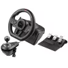 Manuālā pārnesumkārbas pārslēdzējs TRACER TRAJOY47345 — vadu 6-in-1 simracing kontrolieris, 1,8 m kabelis, melns, ergonomisks neslīdošs satvēriens, 270° rotācija