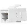UBIQUITI CAT6 KEYSTONE COUPLER, IEPAKOJUMS PA 12. UBIQUITI CAT6 KEYSTONE COUPLER ĒRTAI JAU SABLĪVĒTU ETHERNET KABEĻU SAVIENOŠANAI