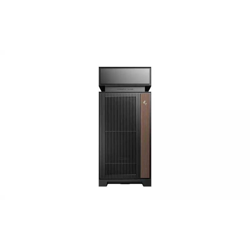 PC korpuss DeepCool CL660 Melns — ATX/Micro-ATX/Mini-ITX, rūdītais stikls, 2x3,5 collu + 1x2,5 collu, priekšā 140 mm, augšā/aizmugurē 120-140 mm