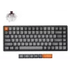 Keychron K2 Max tastatūra, universāla, RF bezvadu, QWERTY, angļu, melna/pelēka, 75% mehāniskā