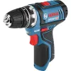 Bosch GSR 12V-15 FC Professional 1300 RPM Keyless 600 g Melns, Blue
