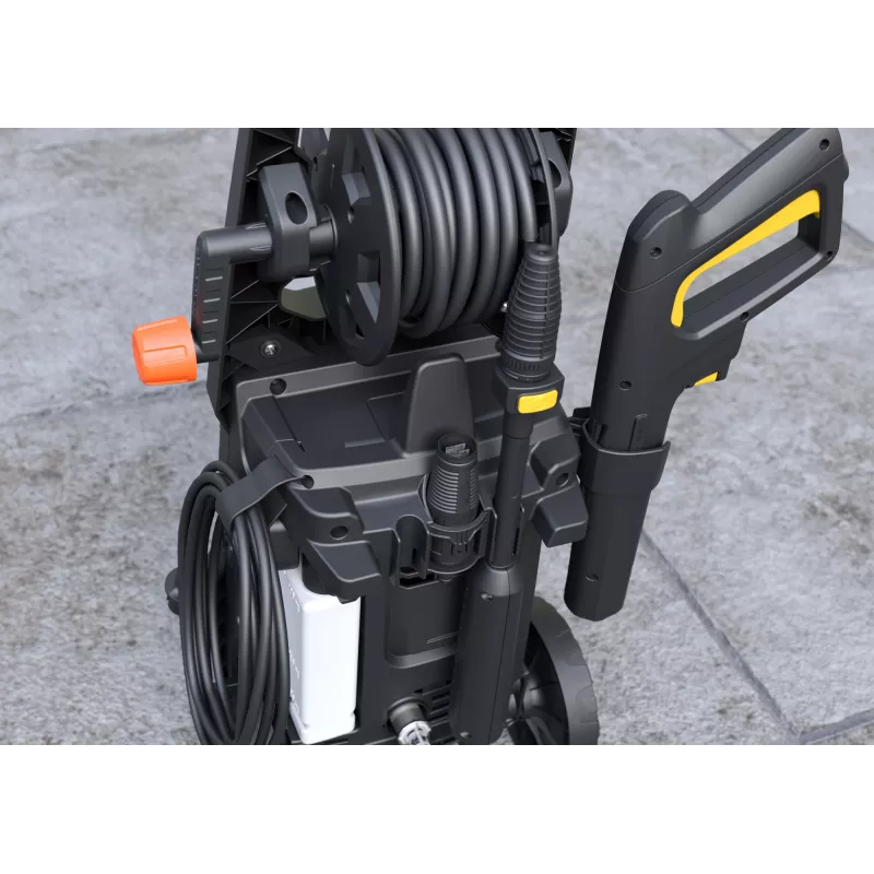 Augstspiediena mazgātājs STANLEY SXPW16E — stāvošs, 1600 W, 125 bāri, 420 l/h, alumīnija sūknis