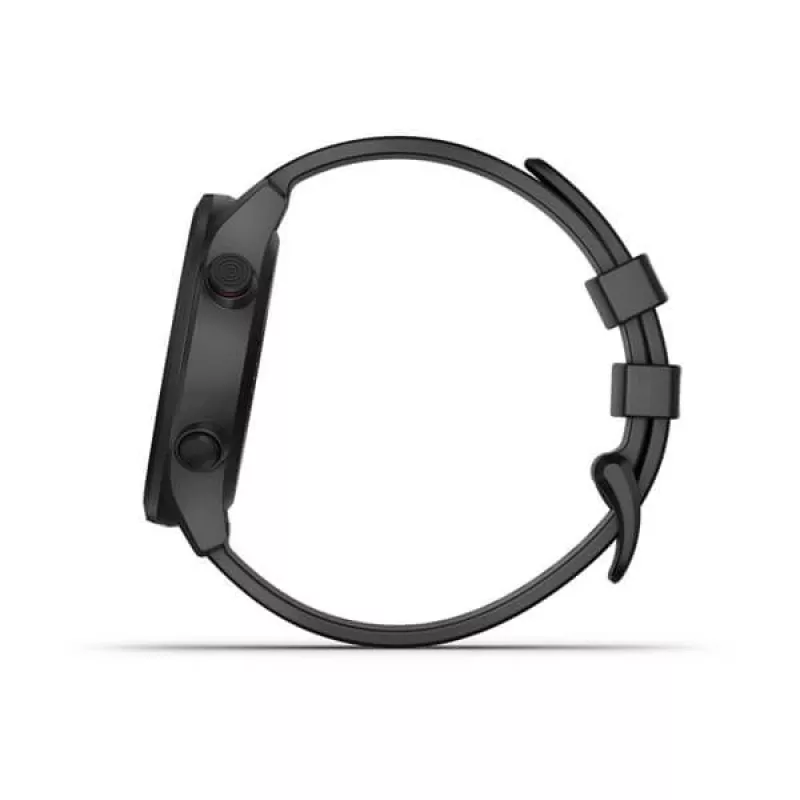 GPS golfa pulkstenis GARMIN Approach S12, melns, 43 mm korpuss, silikona siksniņa, 30 h GPS akumulatora darbība