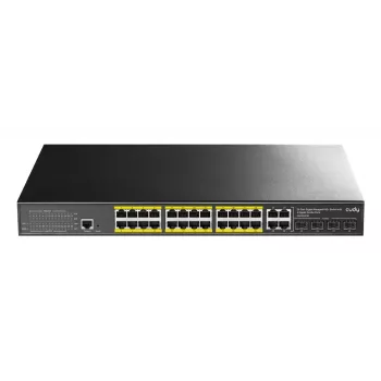 Pārvaldāms slēdzis Cudy GS2028PS4 L2 Gigabit Ethernet 24 porti PoE