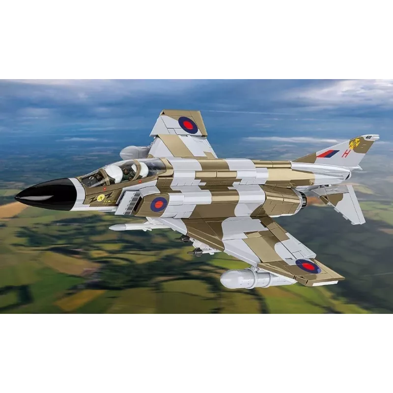 Cobi Blocks F-4M Phantom II militārā lidmašīnas modelis, 728 detaļu konstruktors