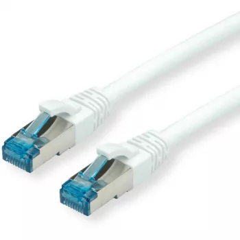 VALUE - komutācijas kabelis - RJ-45 (V) uz RJ-45 (V) - 2 m - SFTP, PiMF - CAT 6a - Halogen-Free, Liets, Bez aizķeršanās, Vīts - Balts (21.99.1972)