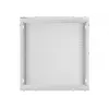 Lanberg pie sienas stiprināms instalācijas plaukts 19 inch 12U 600x600mm pelēks (stikla durvis)