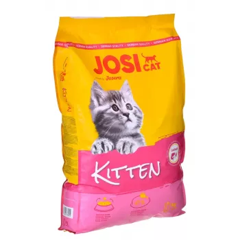 Sausā kaķēnu barība JosiCat Kitten 10 kg – pilnvērtīgs uzturs augošiem kaķēniem