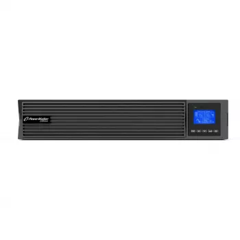 UPS statīvam Powerwalker Vfi 1000 LICR IOT PF1 tiešsaistes 1000VA 8X Iec C13 USB-B RS-232 LCD 2U