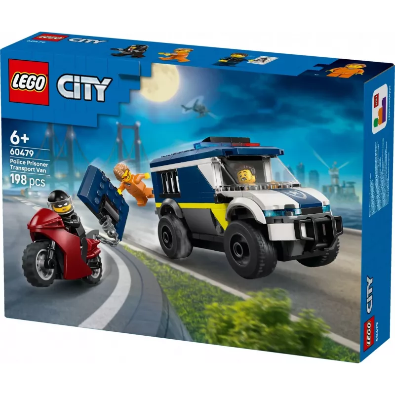 LEGO CITY 60479 Policijas ieslodzīto pārvadāšanas furgons
