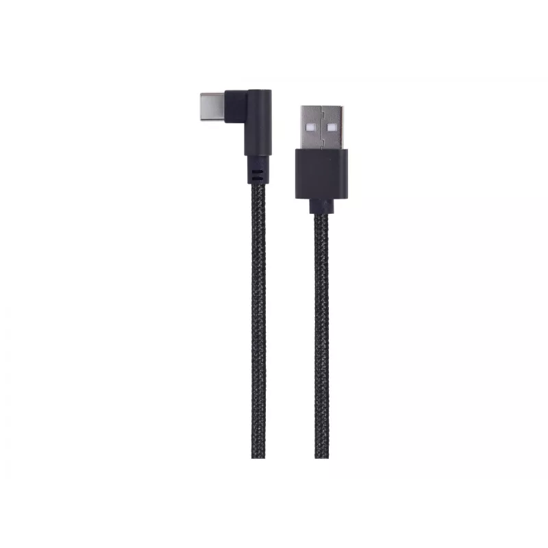 Kabelis USB2 uz USB-C leņķveida/CC-USB2-AMCML-0.2M GEMBIRD