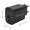 Strāvas adapteris QOLTEC 52377 GaN 30W izeja 5–20V pārnēsājamām ierīcēm