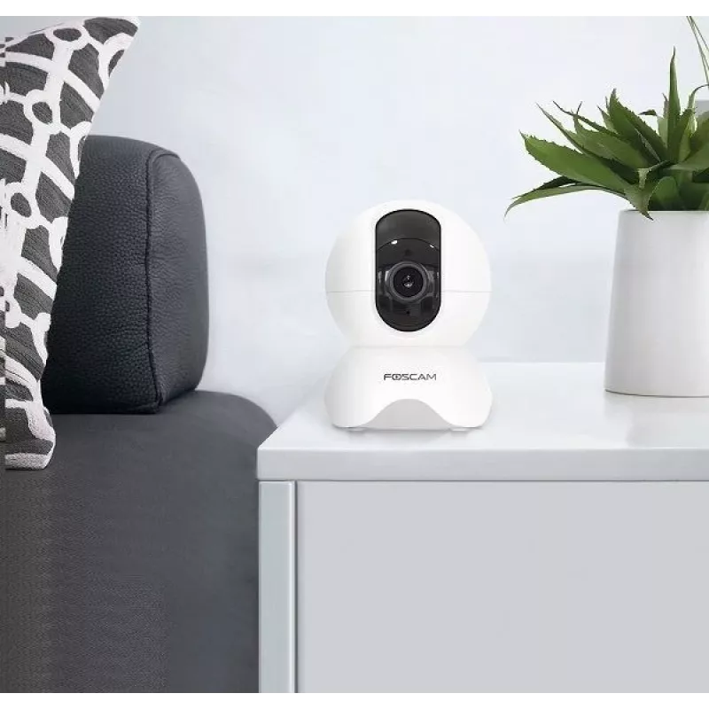 Foscam X5-WB spuldzes tipa IP drošības kamera iekštelpām 2560 x 1920 pikseļi, galda