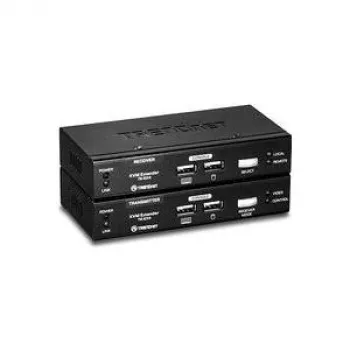 TRENDnet TK-EX4 KVM paplašināšanas komplekts - KVM pagarinātājs - USB - līdz 100 m (TK-EX4)