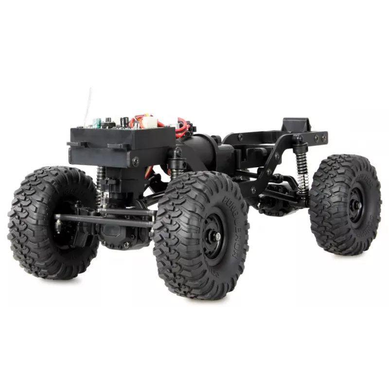 RC kāpurķēžu modelis Amewi Mini‑D90 4WD 1:16 RTR tālvadības bezceļa modelis, 4 riteņu piedziņa, 1:16 mērogā