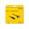 DeLOCK USB 2.0 uz seriālo RS-232 adapteris 50 cm FTDI melnā krāsā