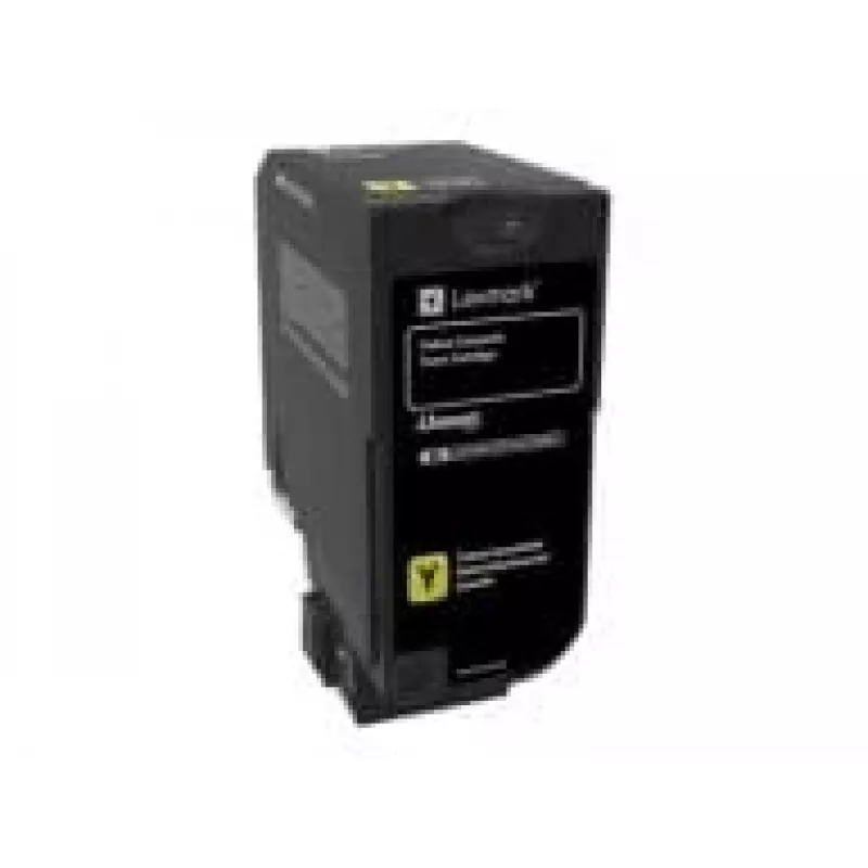 Lexmark LCCP toneris CS720de, CS720dte, CS725de, CS725dte, CX725de, CX725dhe, CX725dthe printeriem, 5000 lapas, dzeltens