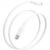 4smarts USB-C / USB-C silikona kabelis High Flex 60W 1,5m balts