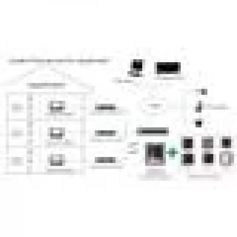 Hikvision DS-KH6320-WTE1-W video durvju ieejas sistēma 17.8 cm (7) Balta
