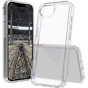 Mobilo tālruņu vāciņš jt berlin Pankow Clear Apple iPhone 16E, piemērots līdz 15,4 cm (6,06 collas), caurspīdīgs